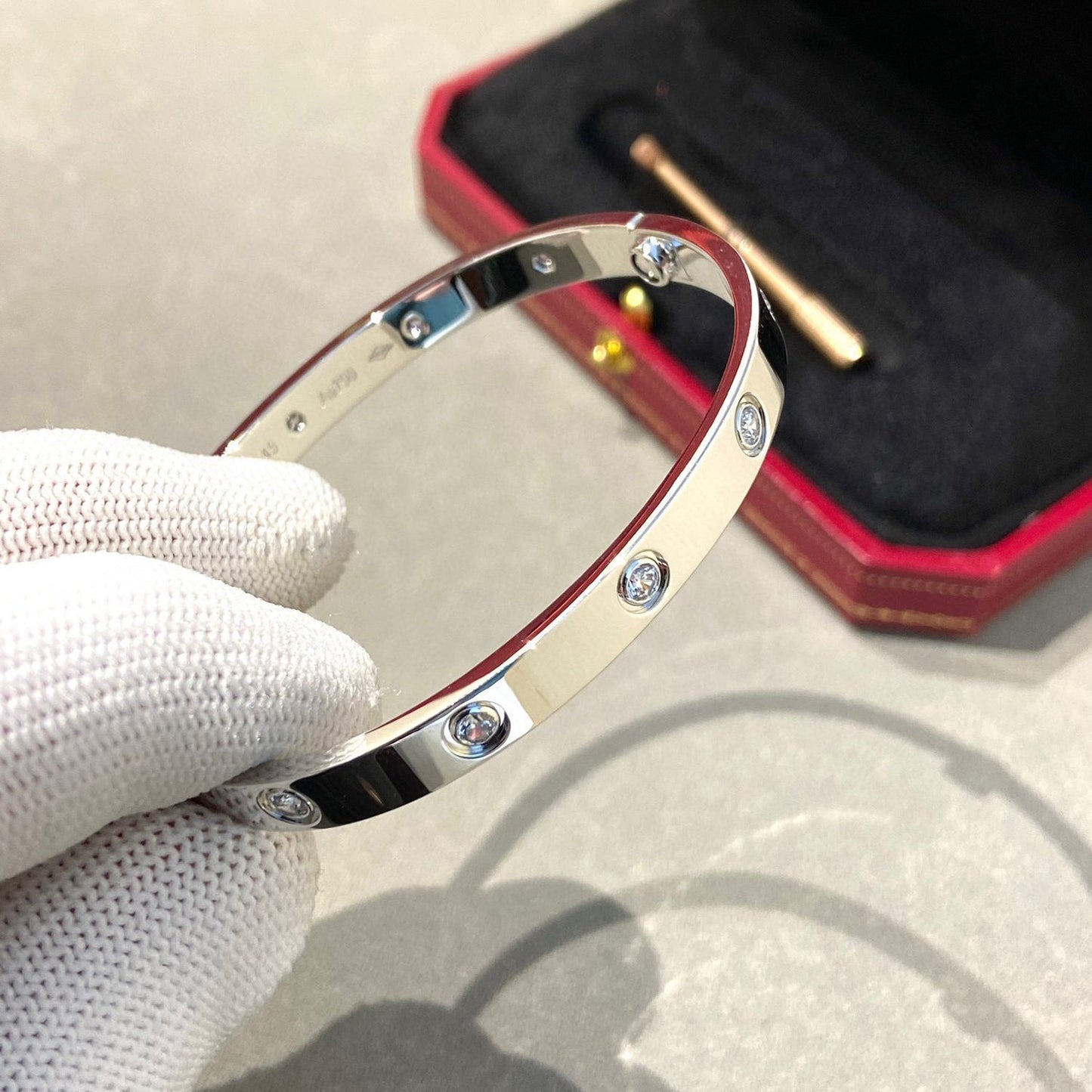 [Mystic]ラブブレスレット 6.1mm 10ダイヤモンド