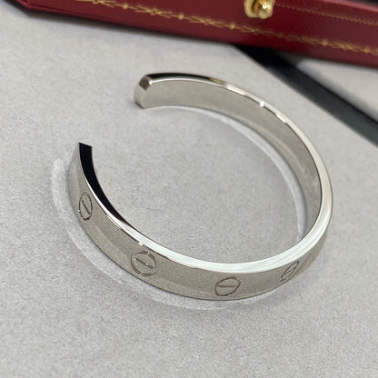 [Mystic]ラブブレスレット 6.1MM 1ダイヤモンド オープンカフ