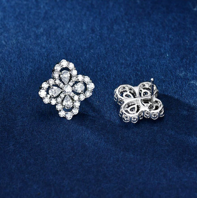 [Mystic]LOOP EARRINGS FULL MOTIF DIAMOND 16MM
