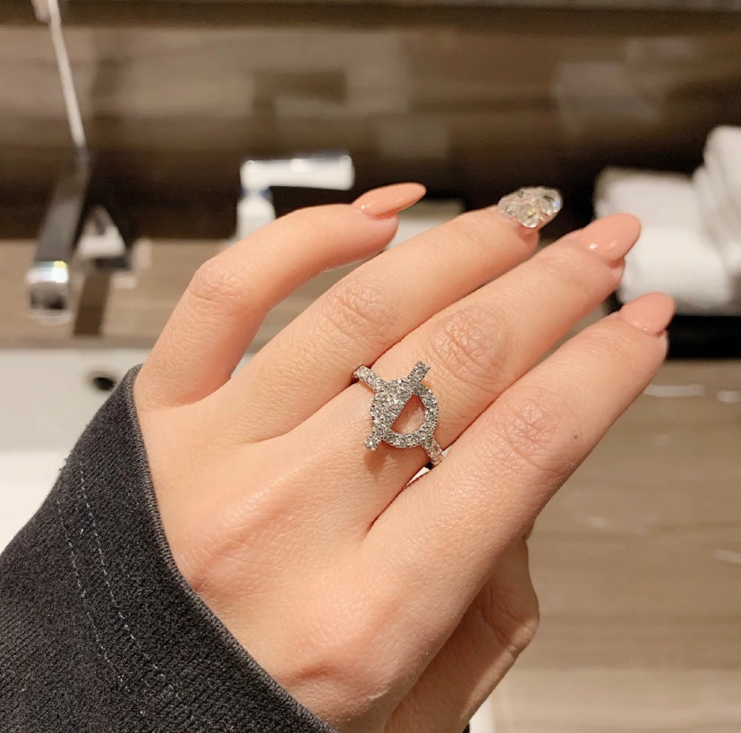 [Mystic]ECHAPPEE RING SILVER DIAMOND