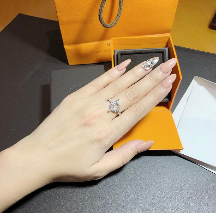 [Mystic]ECHAPPEE RING SILVER DIAMOND