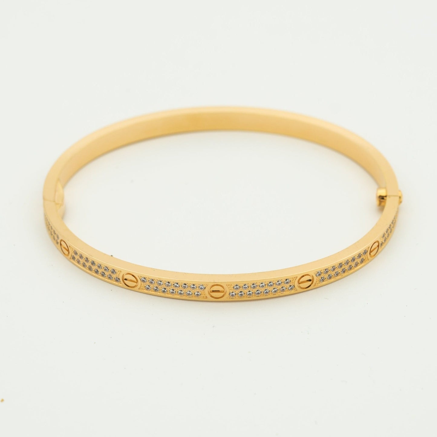 [Mystic]LOVE ブレスレット、ダイヤモンド パヴェ、3.65mm