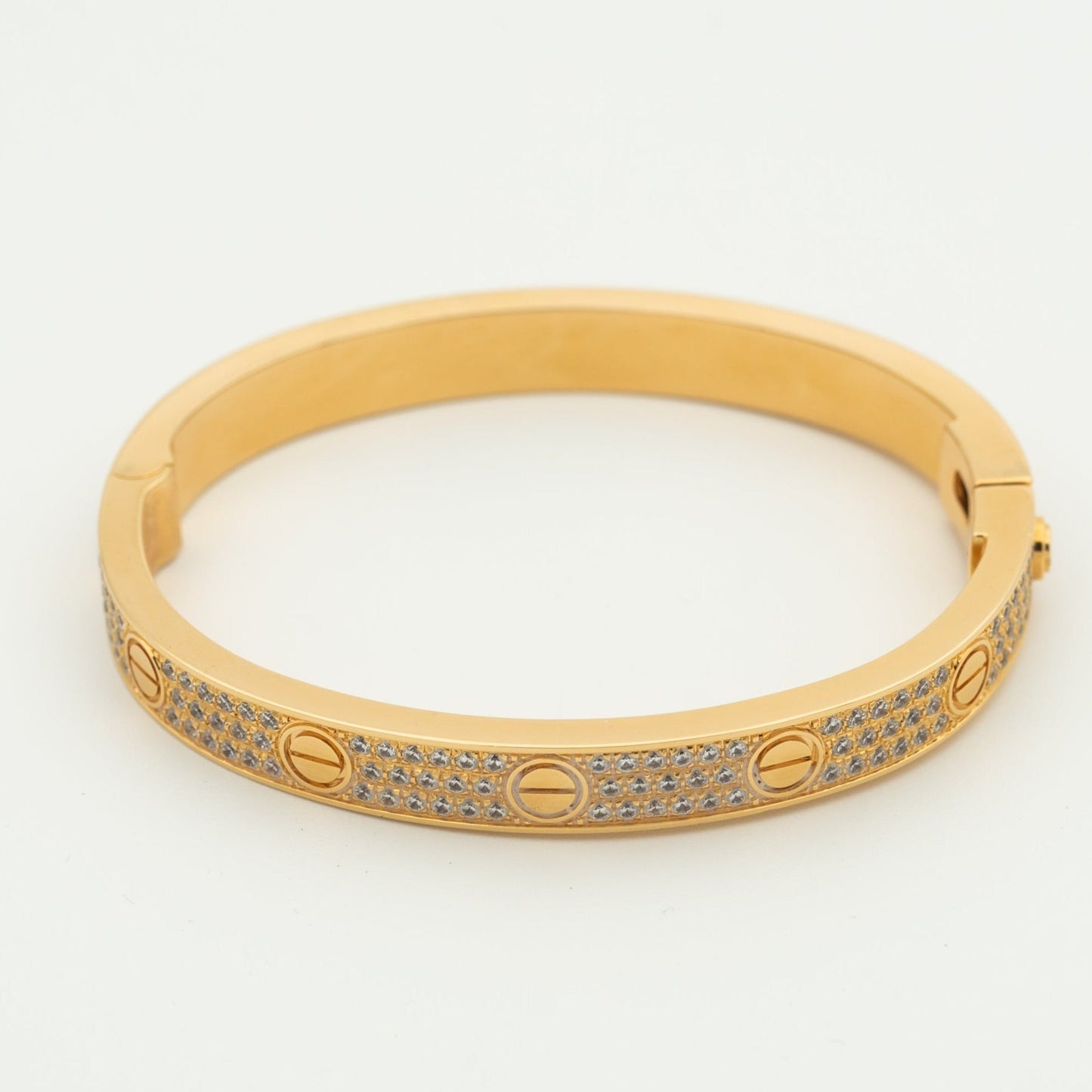 [Mystic]ラブブレスレット 6.1mm パヴェダイヤモンド
