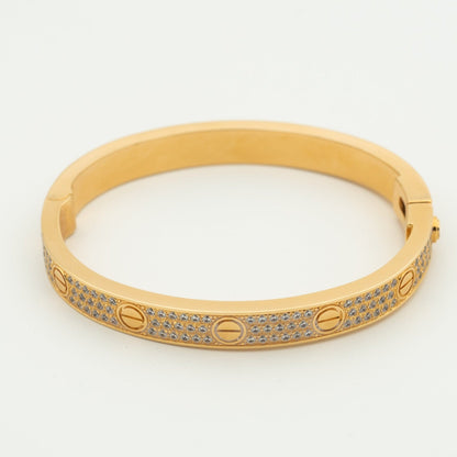 [Mystic]ラブブレスレット 6.1mm パヴェダイヤモンド