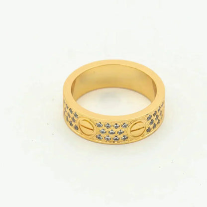 [Mystic]LOVE RING 5.5MM DIAMONDS PAVED