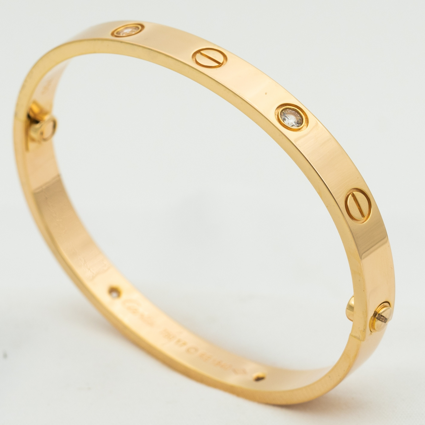 [Mystic]LOVE BRACELET 6.1MM 4 DIAMONDS