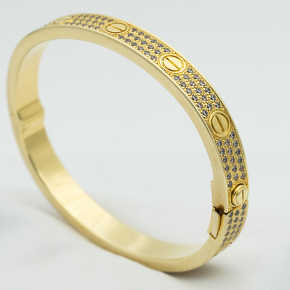 [Mystic]ラブブレスレット 6.1mm パヴェダイヤモンド