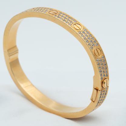 [Mystic]ラブブレスレット 6.1mm パヴェダイヤモンド