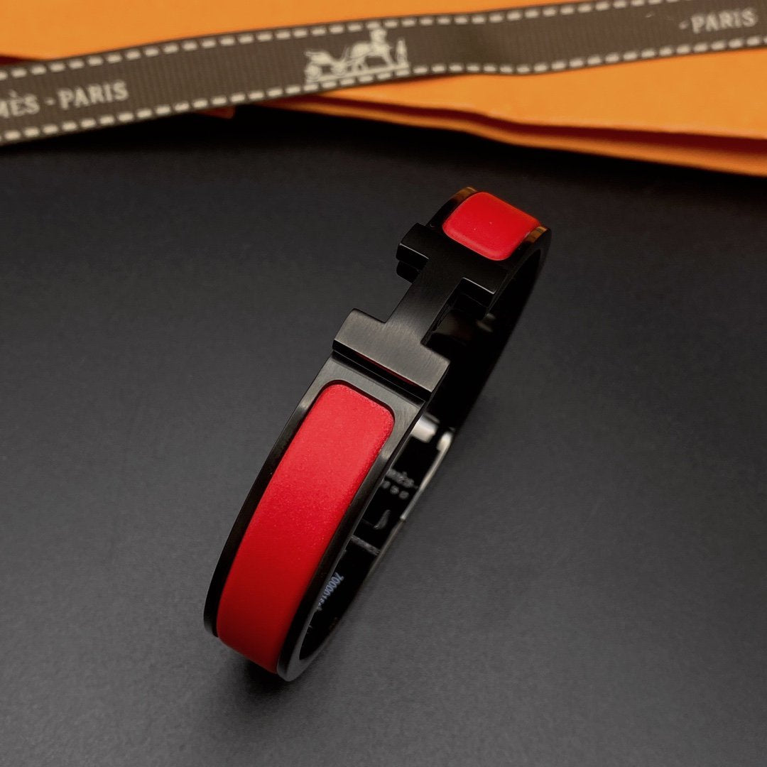 [Mystic]CLIC H M SO BLACK RED BRACELET