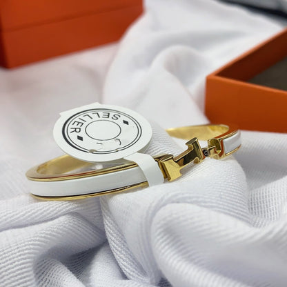 [Mystic]CLASSIC HM CLIC WHITE 8MM エナメルブレスレット