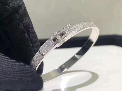[ミスティック]HMケリーブレスレット シルバー フルパヴェダイヤモンド