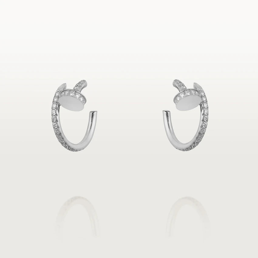[Mystic] JUSTE EARRINGS 12.75MM SILVER DIAMOND