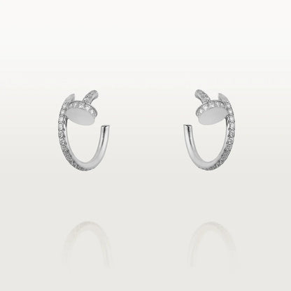 [Mystic] JUSTE EARRINGS 12.75MM SILVER DIAMOND