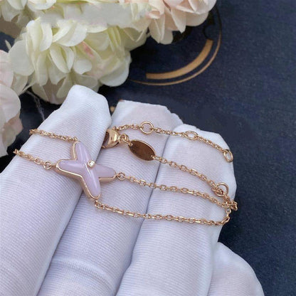 [Mystic]JEUX BRACELET PINK MOP PINK GOLD 1 DIAMOND