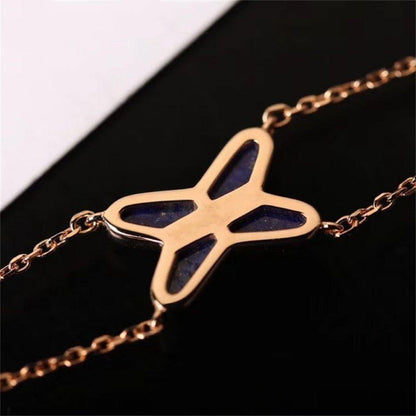 [Mystic]Hollow Design Four-Leaf Clover Flower Shape Ring