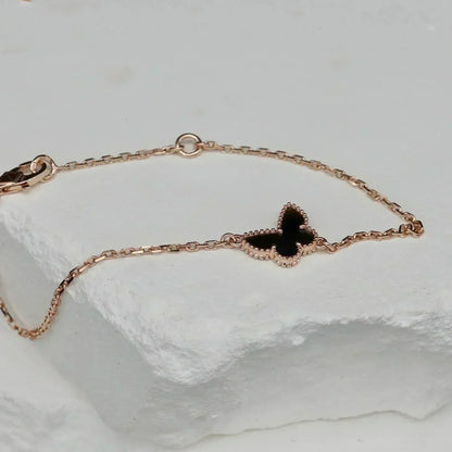 [Mystic]バタフライオニキス バタフライブレスレット