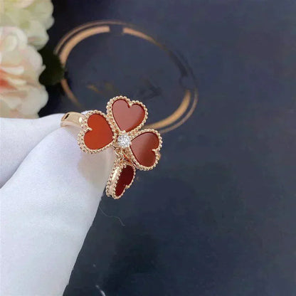 [Mystic]SWEET CLOVER CARNELIAN RING