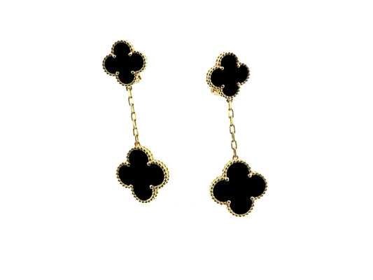 [Mystic]CLOVER 2 MOTIFS EARRINGS（複数選択可）